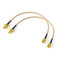 Cable de Extensión de Antena WiFi Coaxial RG316 con Conectores RP-SMA de 30 cm (12 Pulgadas) para Router WiFi, Cámara IP de Seguridad, Mini PCI Inalámbrico