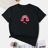 Patchs thermocollants personnalisés arc-en-ciel pour la Saint-Valentin, patchs de créateur pour vêtements