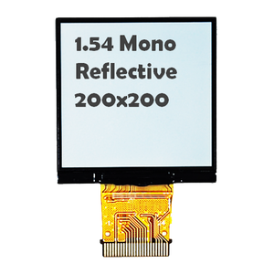 Màn hình hiển thị điện năng thấp <span class=keywords><strong>1.54</strong></span> <span class=keywords><strong>inch</strong></span> 200x200 mà không cần đèn nền phản chiếu màn hình <span class=keywords><strong>LCD</strong></span> TFT ngoài trời Mặt trời có thể đọc được màn hình - Product Image 4