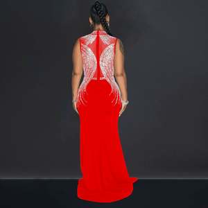 Nouvelle Robe Longue de Soirée en Gaze Brodé pour Femme, Collection 2026, Tendance Club, Marque de Luxe Célèbre - Product Image 4