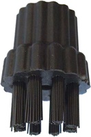 Accessoires de machine de nettoyage à la vapeur pour appareils ménagers petite brosse ronde petite brosse en cuivre étendue