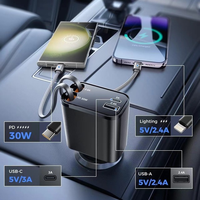 Fast Shipping Magnetic 3-in-1 Wireless Charger Dock Station 15W Fast Charging QC3.0 Leather Compatible for 17 for Android