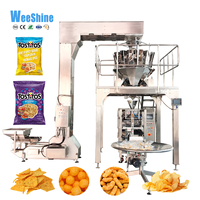 Machine d'emballage de chips entièrement automatique avec remplissage d'azote machine d'emballage de chips de banane machine d'emballage de chips de pomme de terre