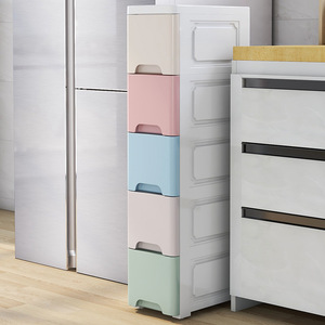 ตู้เก็บของพลาสติกในห้องน้ำ 4 ชั้น ตู้ลิ้นชักพลาสติก - Product Image 2