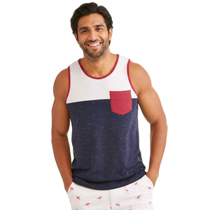 Concevez votre propre logo sur un débardeur pour homme, pour un usage décontracté, respirant et à séchage rapide, style unique, débardeur pour homme avec style OEM - Product Image 1