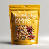 Bolsas Doypack Personalizadas al por Mayor de Plástico BOPP con Cierre Zip, Barrera de Aroma, Grado Alimenticio, con Ventana Brillante, para Miel y Nueces Asadas