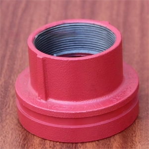 Sunjoy xgqt07 rãnh chủ đề giảm tốc sắt nước lửa rãnh mặt bích kết nối mạ kẽm đầu vuông đúc phụ kiện đường ống 1.6mpa - Product Image 3