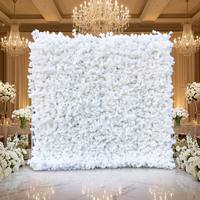 Dinding Bunga Sakura Putih Sutra Buatan untuk Latar Belakang Dekorasi Hotel, Pernikahan, dan Luar Ruangan, Seni Floral