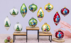 Adornos navideños <span class=keywords><strong>de</strong></span> dragón encantado, decoración <span class=keywords><strong>de</strong></span> cristal colorida con escenas mágicas <span class=keywords><strong>de</strong></span> invierno, perfectas para decoración navideña - Product Image 5