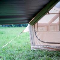 Tente de camping gonflable de luxe pour 6 à 8 personnes, imperméable, en Oxford, pour le glamping familial, carpa para camping de lujo exterior