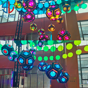 Новый ночной клуб, освещение, шарик с кинетической энергией, DMX, светодиодный подъемник, футбольное освещение RGBW, освещение для диско-клуба - Product Image 5