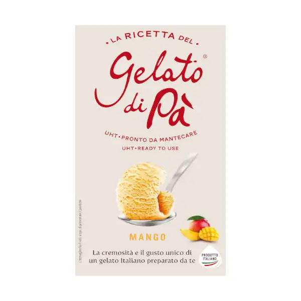Chất lượng cao Kem Ý La ricetta Del Gelato di PA xoài gạch 1L cho Horeca và cửa hàng