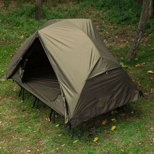 <span class=keywords><strong>Lit</strong></span> de camping familial d'extérieur, <span class=keywords><strong>pliable</strong></span>, réglable en hauteur, double, style <span class=keywords><strong>militaire</strong></span>, portable, pour sieste, <span class=keywords><strong>lit</strong></span> élargi - Product Image 3