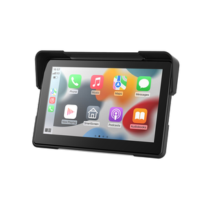 Pantalla IPS portátil de 7 pulgadas para motocicleta con CarPlay/<span class=keywords><strong>Android</strong></span> Auto inalámbrico, BT, IP67 a prueba de agua, fácil liberación rápida, ODM/OEM - Product Image 1