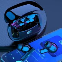 Écouteurs intra-auriculaires intelligents sans fil MT80 SE ANC&ENC TWS avec affichage numérique BT 5.3, étanches, pour le gaming et le sport