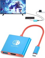 Hub Portabel NS Switch Tipe C Terlaris dengan Docking Station HDTV 4K30hz dan Docking Station USB 3.0 untuk Gaming NS Switch