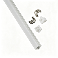 Perfil de Aluminio para Tiras LED, Carcasa de Extrusión, Montaje en Techo de Cine, Placa de Yeso, Iluminación Decorativa para Exteriores