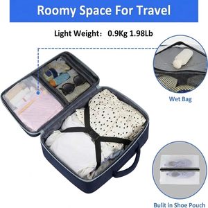 Sac à dos de voyage multifonctionnel pour femmes, grande capacité, imperméable, sac à dos pour ordinateur portable, bagage à main pour voyage d'affaires, randonnée - Product Image 2