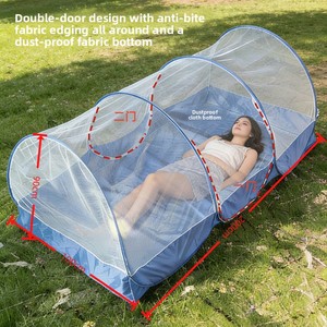 Tenda Stile Yurt Personalizzata, Pieghevole, Portatile, Senza Installazione, Anti-zanzare, per Campeggio, Alpinismo, Hotel, Dormitorio - Product Image 4