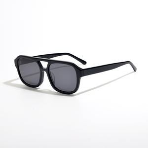 Gafas de sol japonesas retro hechas a mano para hombres y mujeres cara grande con <span class=keywords><strong>lentes</strong></span> ópticas UV400 para conducir y aliviar la miopía - Product Image 6