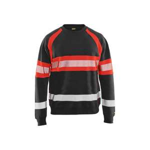 BLAKLADER - 335911589955XXL Pull haute visibilité Noir/Rouge-EAN 7330509553947 HI-VIS WORKWEAR - Product Image 1