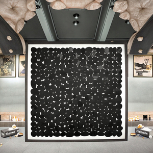 Tappetino <span class=keywords><strong>Antiscivolo</strong></span> YIJU Moderno in PVC Spesso e Resistente per Bagno, Doccia, Cucina, Balcone, <span class=keywords><strong>Piscina</strong></span> con Fori di Drenaggio - Product Image 2