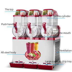 Máquina Dispensadora Comercial Shanyou a Precios de Fábrica, para 1-3 Bebidas Congeladas/Granizadas, para Tiendas de Alimentos/Bebidas, Modelo SM312 - Product Image 4