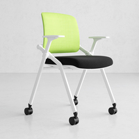 Guangdong table de bureau chaise de formation chaises d'école formation chaise de formation en maille