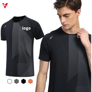 Mens Ngắn Tay Áo Thể Thao T Áo Sơ Mi Nhanh Khô Chạy T-Shirt Thoáng Khí Tập Thể Dục Áo Sơ Mi Hàng Đầu Phòng Tập Thể Dục Đào Tạo Ngoài Trời Quần Áo Cho Nam Giới R428 - Product Image 1