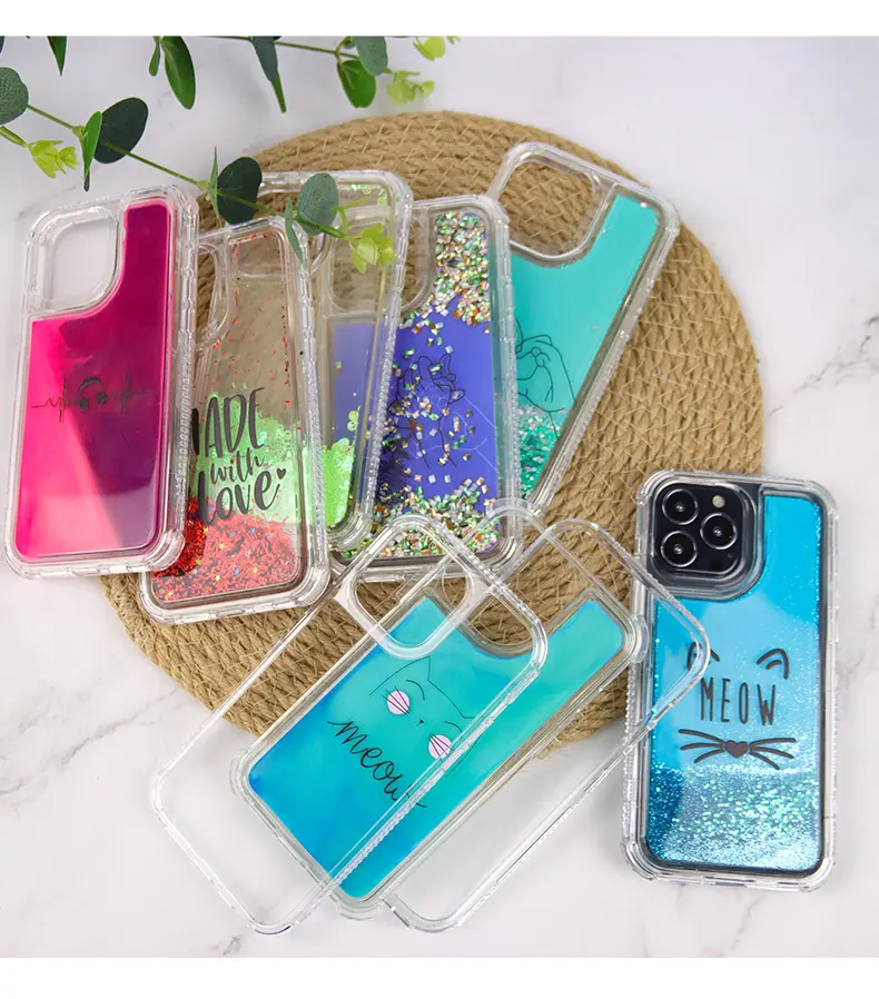 Suitable For iPhone 14 Bling Bling Quicksand Beautiful Phone Case For Girls