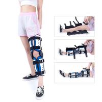 Attelle de fixation articulaire de la hanche/du genou/de la cheville/professionnelle médicale pour la jambe, en nylon respirant, personnalisable par le fabricant, Taijie TJ-KM008