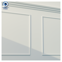 Prima Mdf Plinthe de plafond en bois apprêté blanc Moulure Panneau mural décoratif Mdf