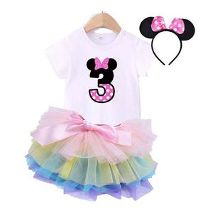 Kinderkleding Meisjes 2021 Schattige Baby Meisjes 1 2 3y Baby Outfit Met MBGO-006 - Product Image 3