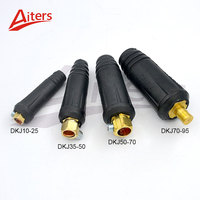 Connecteur rapide Aiters rouge DKJ-16 35 50 70 & DKJ-95 pour câble de soudage rapide 220V/50Hz 1200W 5A Type Chinois