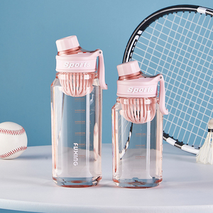 Botella de Agua Deportiva Unisex, Minimalista, Portátil, para Gimnasio, Aire Libre, Vaso de Plástico para Beber Directo, Plástico Ecológico Sostenible - Product Image 2