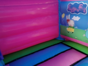 Commerciale all'aperto buttafuori giochi infantili Peppa cartone animato maiale gonfiabile <span class=keywords><strong>casa</strong></span> di rimbalzo con scivolo gonfiabile Combo per i bambini - Product Image 6