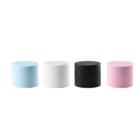 Récipient en plastique rond bleu pour soins de la peau personnalisé pot de crème vide 5g 15g 20g 30g 50g pot cosmétique crème pour le visage vente en gros