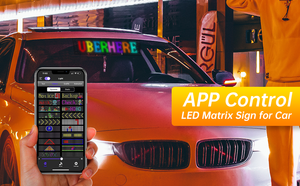 用惊人的RGB发光二极管显示器功能吸引注意力发光二极管标志发光二极管汽车标志板柔性发光二极管RGB显示器DIY - Product Image 2