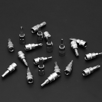 Juego de 46 Piezas de Herramientas de Reparación Manual para Auto y Maquinaria Llave de Vaso de Impacto de 1/4"