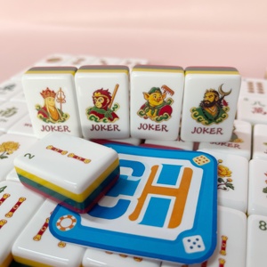 Juego de Mahjong Chino de Estilo Premium con Grabado Detallado e Impresión Vívida, Ideal para Regalo, Fichas de Mahjong de la Serie Viaje al Oeste - Product Image 2