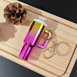 <span class=keywords><strong>2025</strong></span> thiết kế mới nhất Mini PVC cách điện cốc mặt dây chuyền Keychain dễ thương kim loại đồng xu chủ cho ba lô cách điện cốc mặt dây chuyền kim loại - Product Image 6