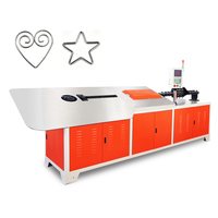 Máquina dobladora automática de alambre de acero con control programable CNC