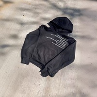Logo personnalisé d'usine, sweat-shirt surdimensionné de haute qualité, personnalisé, brodé, imprimé, écologique, tendance rétro, unisexe, hiver