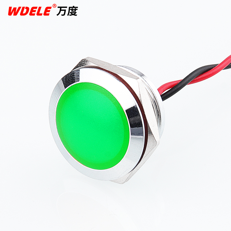 WD19mm Electrical Indicator Light Waterproof Signal Lamp With Wire 3V 5V 6V 12V 24V 220v Red Yellow Blue Green White · image 5
