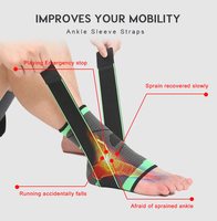 Vente en gros de supports de cheville respirants pour la course à pied, le basketball, les entorses de la cheville, attelle de compression pour la cheville