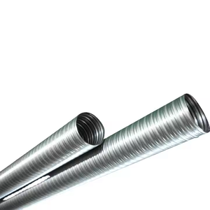 Hoge Kwaliteit Aanpasbare Diameter Stalen Gegolfde Duiker Gegalvaniseerde Voorgespannen Flexibele Metalen Gegolfde Buizen - Product Image 1