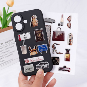 Chất lượng cao A6 Kích thước <span class=keywords><strong>Epoxy</strong></span> Gel trường hợp điện thoại trang trí Sticker tấm tùy chỉnh 3D <span class=keywords><strong>Epoxy</strong></span> vòm nhựa dán - Product Image 6