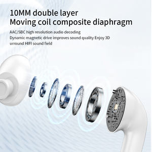 X08防水ワイヤレスゲーミングイヤホンデジタルディスプレイ付きバッテリーインジケータカスタムロゴ工場卸売価格 - Product Image 2