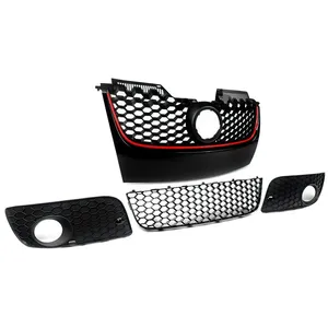 StarNav สำหรับ Golf 5 MK5 2006 2007 2009 กระจังหน้ารถยนต์  ตะแกรงกันสนิม ชุดแต่งตัวถัง - Product Image 5