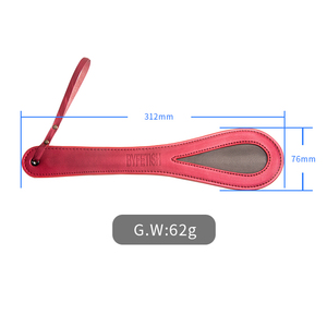 SMフロッグスパンクパドルビート従順な愛のラケットレザーBDSMフェチ拘束女性のカップルのための大人の大人のおもちゃ - Product Image 6